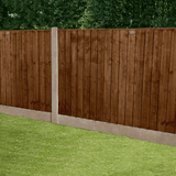 Feather Edge Fencing Boards Pressure Treated Brown 125mm in Packs (6679567368371)