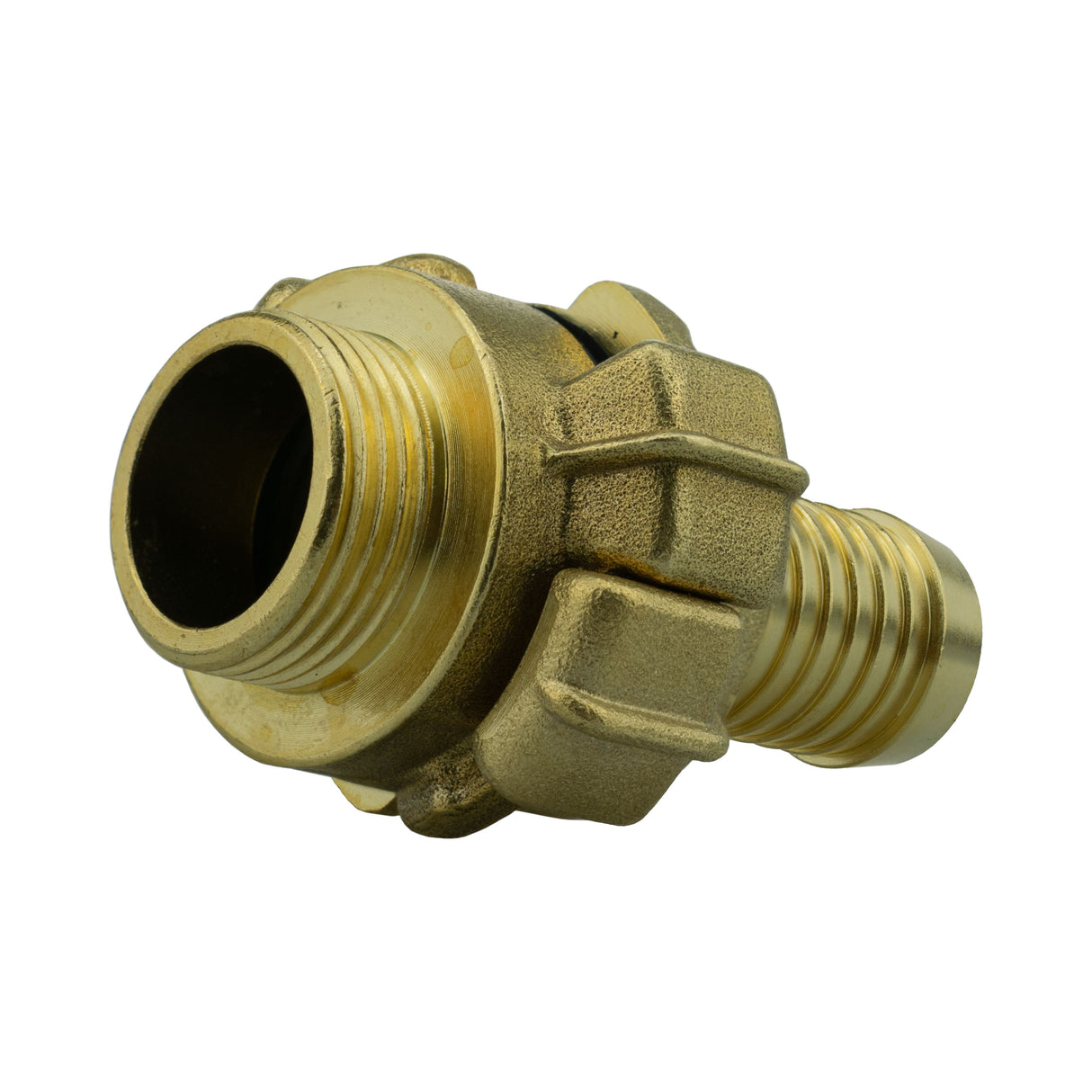 Wall Flange Kit 25mm MDPE + 19mm Barbed Geka Set