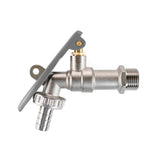 Wall Flange Kit 20mm MDPE - Lever Tap Hose Barb and Lever Lock