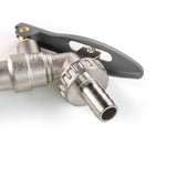 Wall Flange Kit 20mm MDPE - Lever Tap Hose Barb and Lever Lock