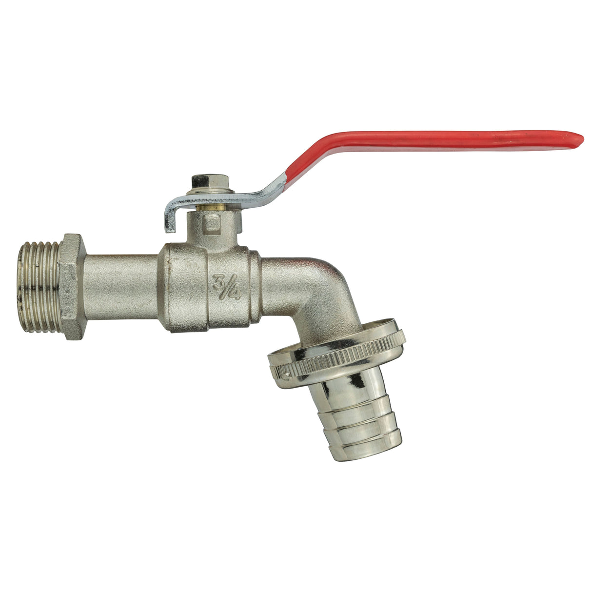 MDPE Tee 32mm and Lever Tap with Barb Outlet