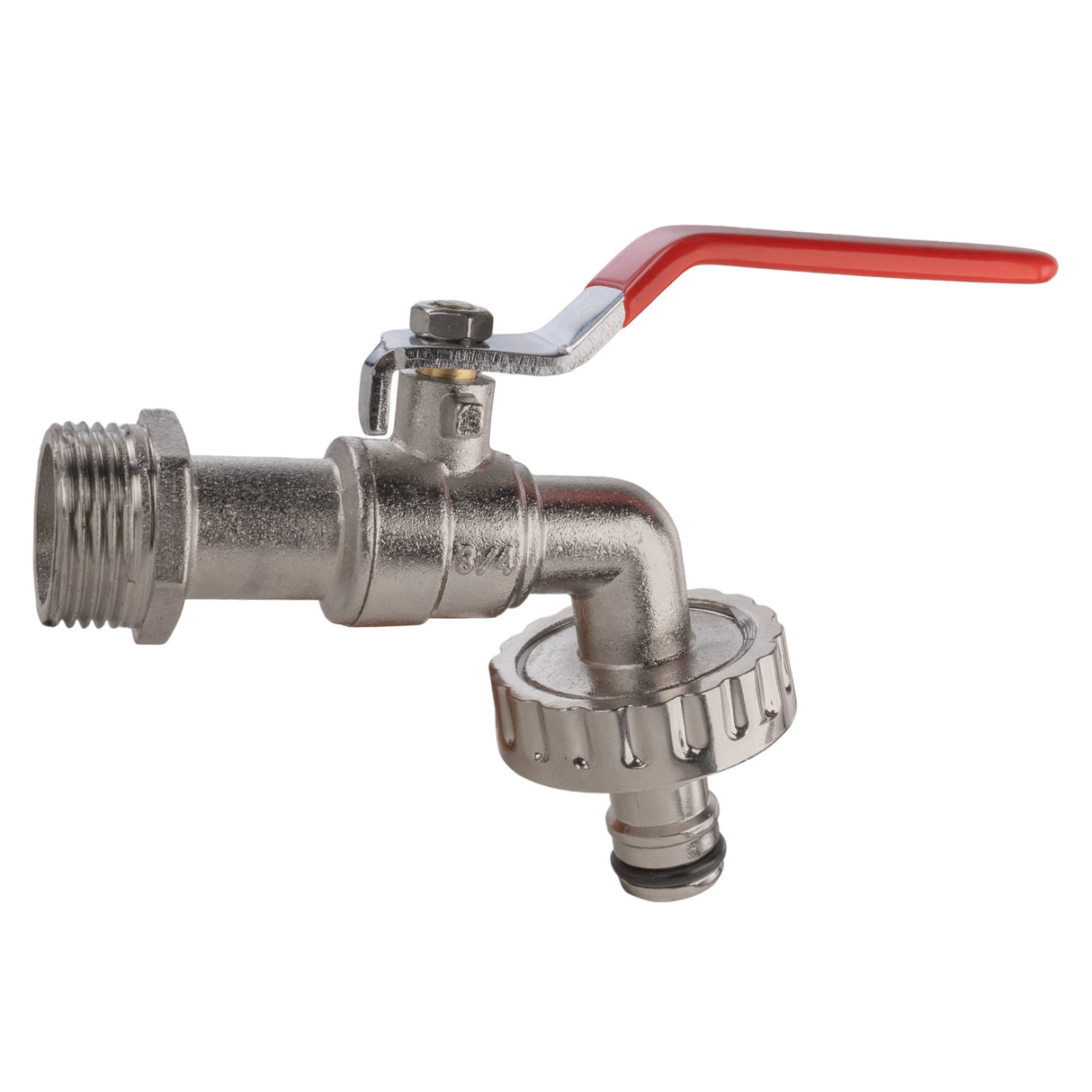 Wall Flange Kit 32mm MDPE + Quick Connect Lever Tap