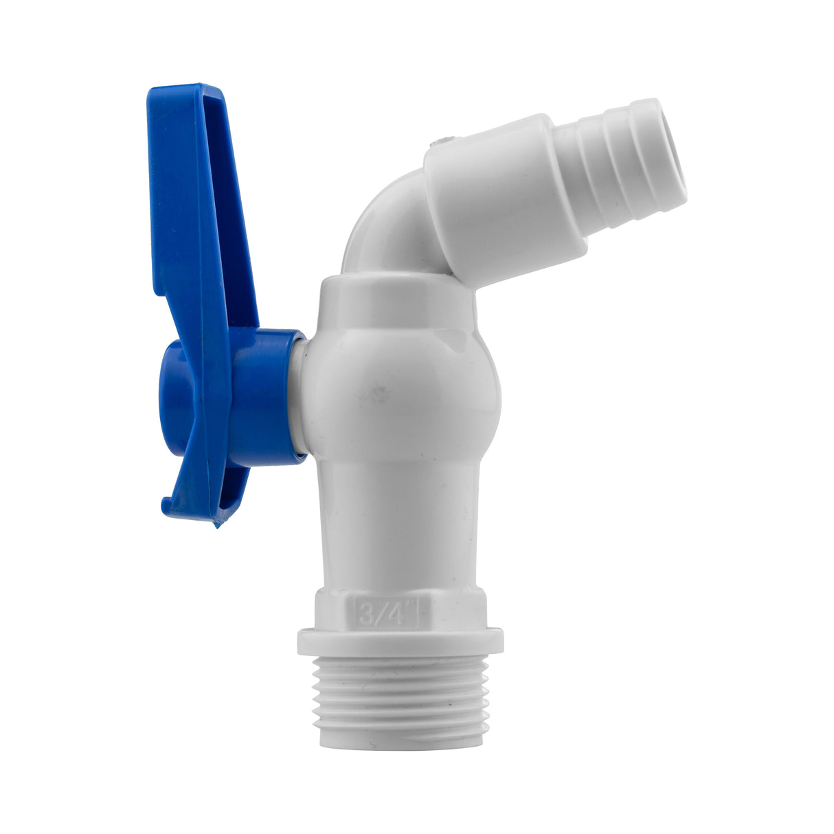 IBC 2” S60X6 Cap with White Blue Plastic Tap