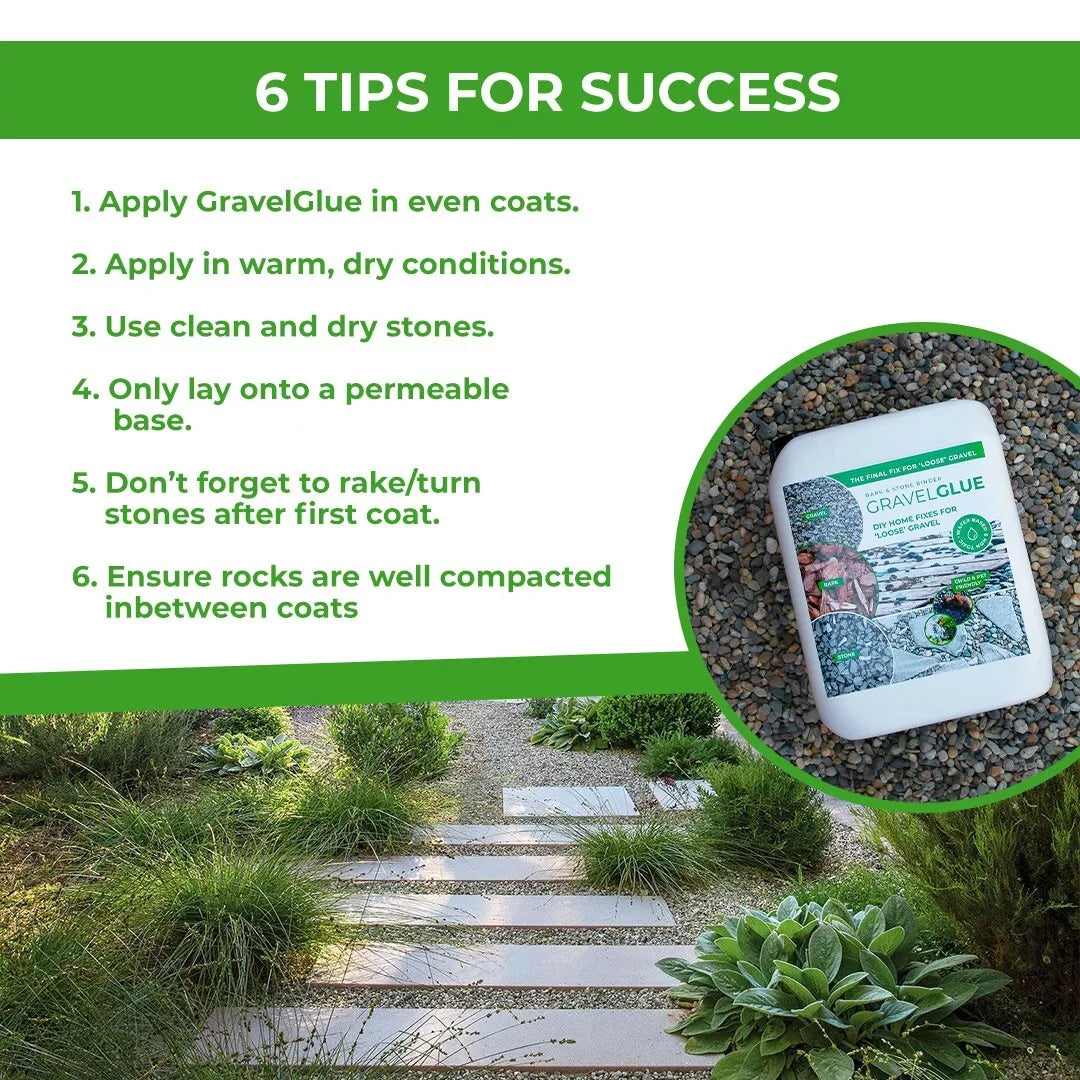 Gravel Glue Mulch Bonding - 5 Litres 