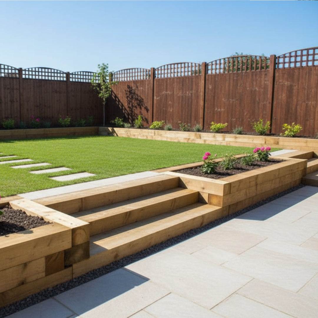 New Treated Softwood Garden Railway Sleepers