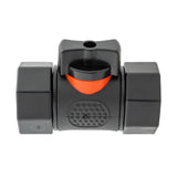 Hose Connector WL with In-Line BSPF Valve and 20mm MDPE Straight