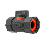 Hose Connector WL with In-Line BSPF Valve and 20mm MDPE Straight