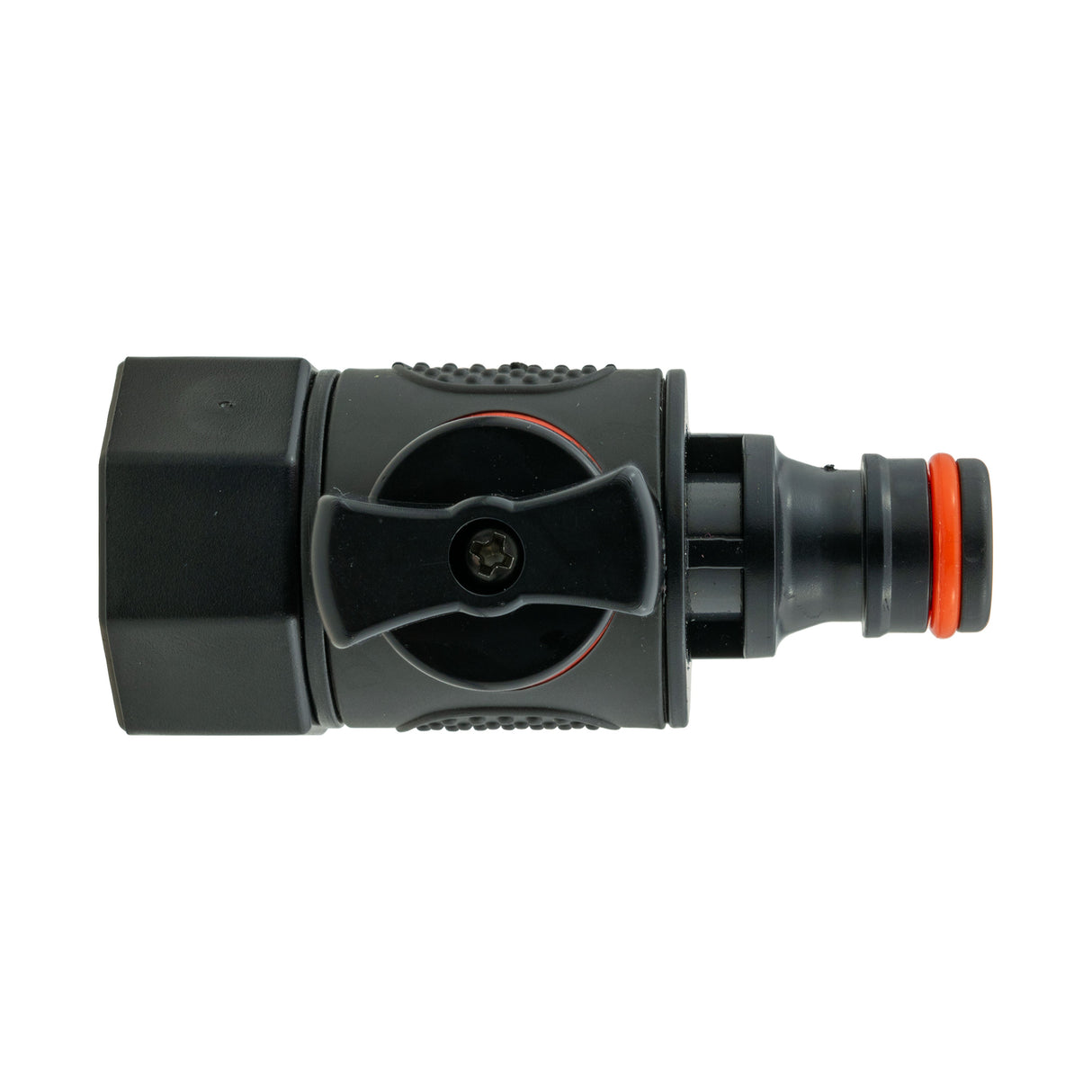 IBC 2” S60X6 Cap with BSPF Thread-Quick Connect Male Valve and Hose Connector 3/4" BSPM