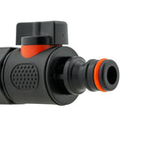 IBC 2” S60X6 Cap with BSPF Thread-Quick Connect Male Valve and Hose Connector 3/4" BSPM
