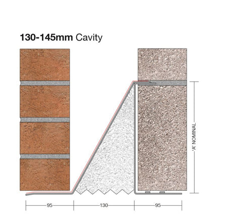 Birtley 130mm HD130 Heavy Duty Cavity Wall Lintel