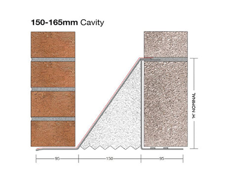 Birtley 150mm HD150 Heavy Duty Cavity Wall Lintel