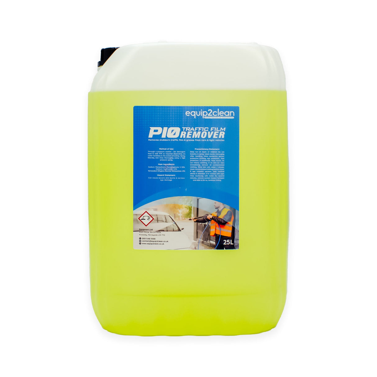 P10 Traffic Film Remover (25L) TFR Detergent Degreaser