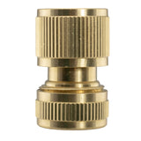 20mm MDPE Straight with BSPF-Quick Connect Valve & Hose Connector Brass
