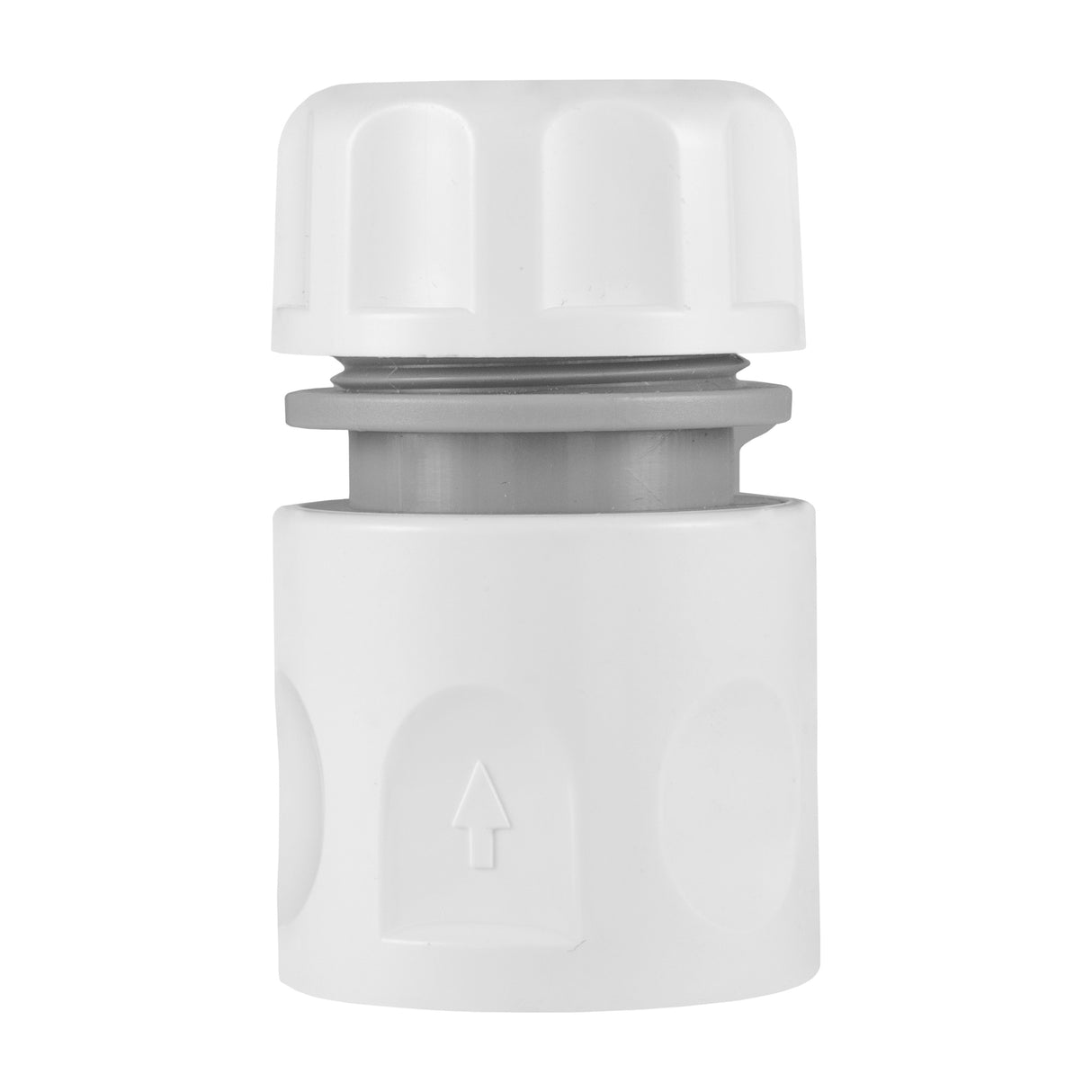 IBC 2” S60X6 Cap with Male Quick Connector and Hose Connector