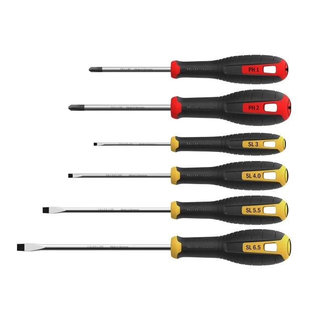 Hultafors Phillips & Slotted Screwdriver Set, 6 Piece