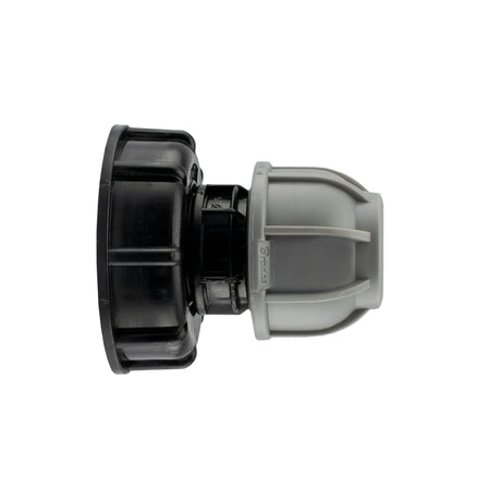 IBC 2” S60X6 Cap with 20mm MDPE Straight