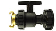 IBC 2” S60X6 Cap with Large Plastic Valve and Geka Type Fitting
