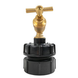 IBC 2” BSPF – S60X6 Cap with S60X6 – ½” BSPF Cap and Brass Bib Quick Connect Tap 1/2” BSP