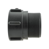 IBC 2” S60X6 Cap with 2” BSP Elbow and 50mm Barb Straight