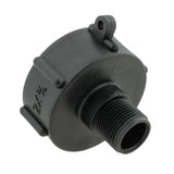 IBC 2” S60X6 Cap with BSPF Thread-Quick Connect Male Valve and Hose Connector 16mm Barb