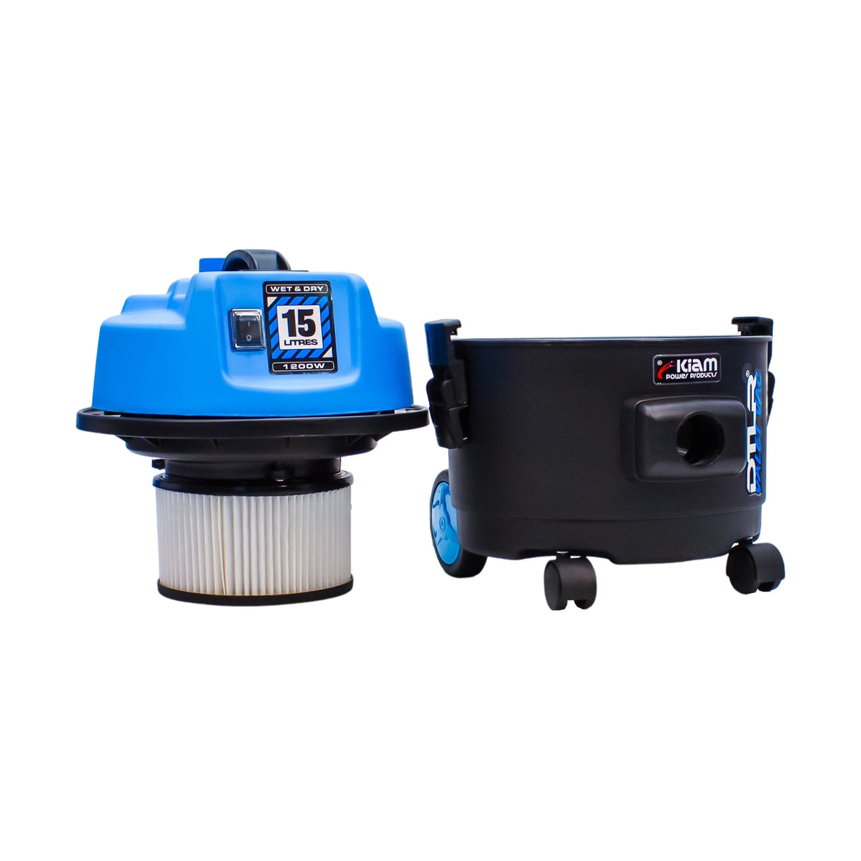 DTLR Valet Vac 240V 1200W Wet & Dry Vacuum Cleaner 15L