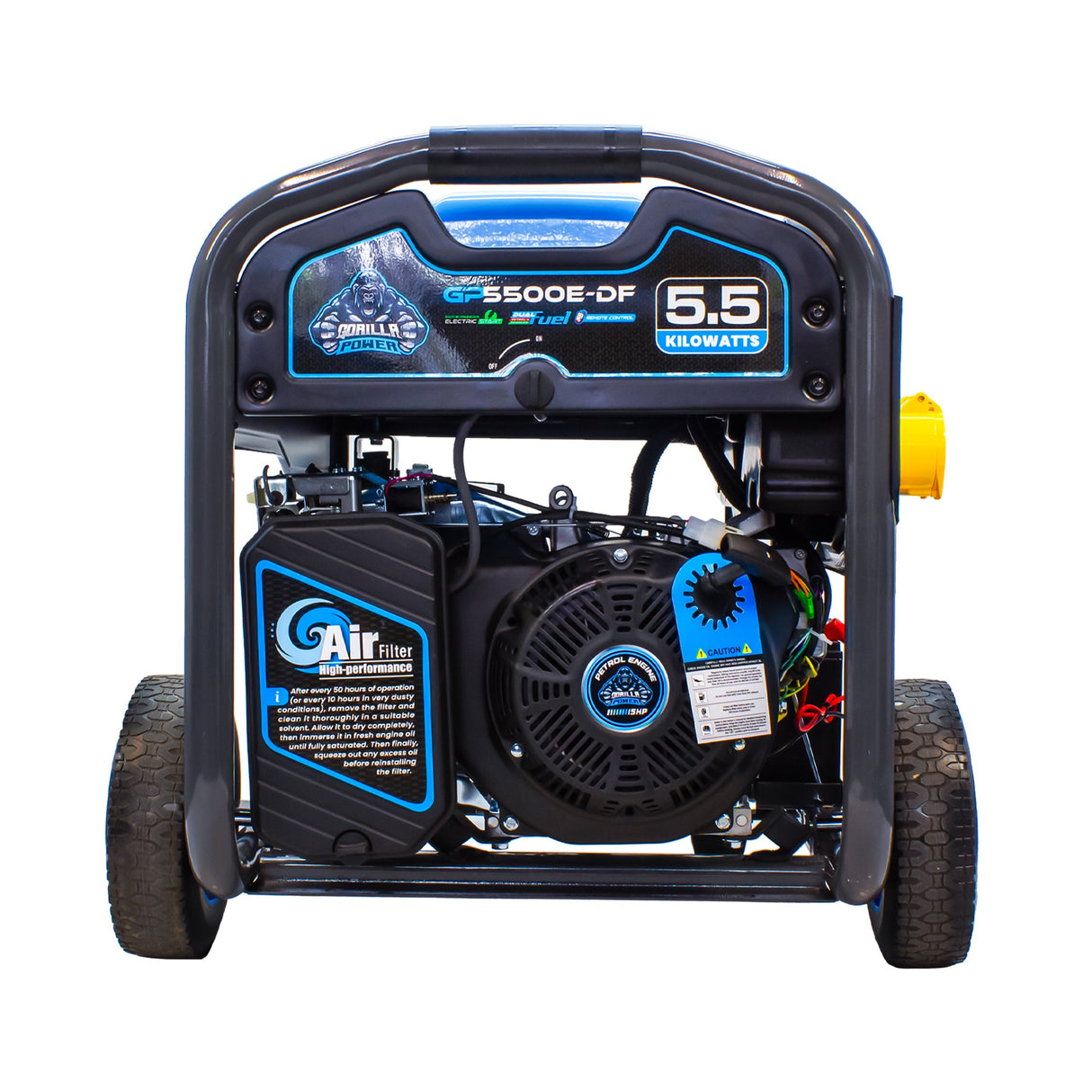 Gorilla Power 5500W Dual-Fuel Generator with Electric Start - GP5500E-DF  – Reliable & Fuel Efficient