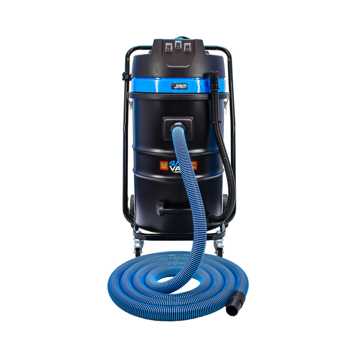 SiteVac KV80-3F – Triple Motor Warehouse Vacuum (3600W) with Front-Mounted Squeegee