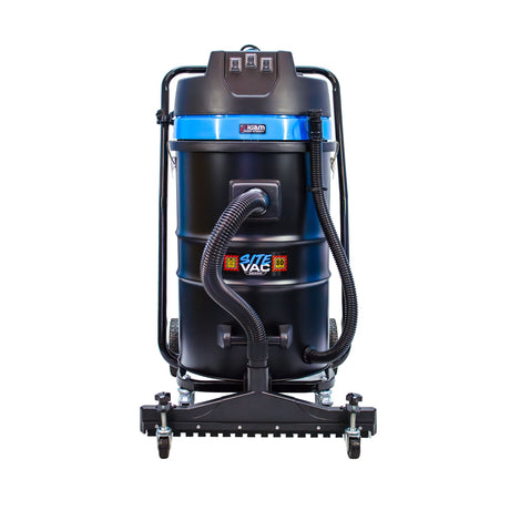 SiteVac® KV80-3F – Triple Motor Warehouse Vacuum (3600W) with Front-Mounted Squeegee