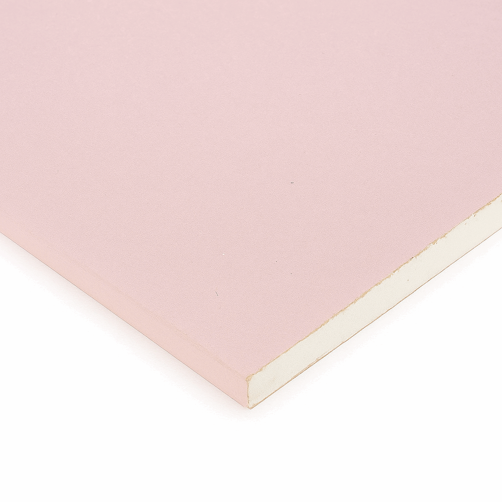 Ensure this is a descriptive version good for search engines. e.g. fire rated Plasterboard, Pink, Corner, Fireline