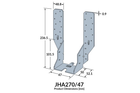 Joist Hanger 47mm Timber to Timber