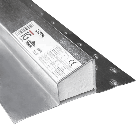 IG L1/ S100 Cavity Wall Lintel: Galvanized steel for strength with insulation for thermal efficiency in masonry.