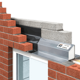 IG L1/S100 Cavity Wall Lintel: A robust steel design that securely supports masonry above openings for construction and insulation.