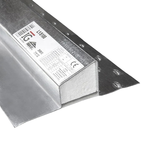 IG L1/ S100 Cavity Wall Lintel: Galvanized steel for strength with insulation for thermal efficiency in masonry.