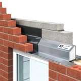 IG L1/S100 Cavity Wall Lintel: A robust steel design that securely supports masonry above openings for construction and insulation.