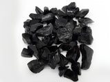 Midnight Black Tumbled Glass Chippings 10-20mm