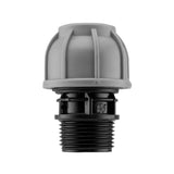 20mm MDPE Straight with BSPF-Quick Connect Valve & Hose Connector Black