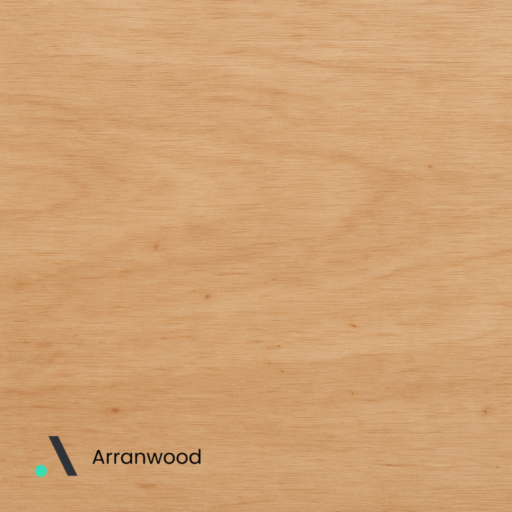 Marine Plywood surface with 'Arranwood' branding