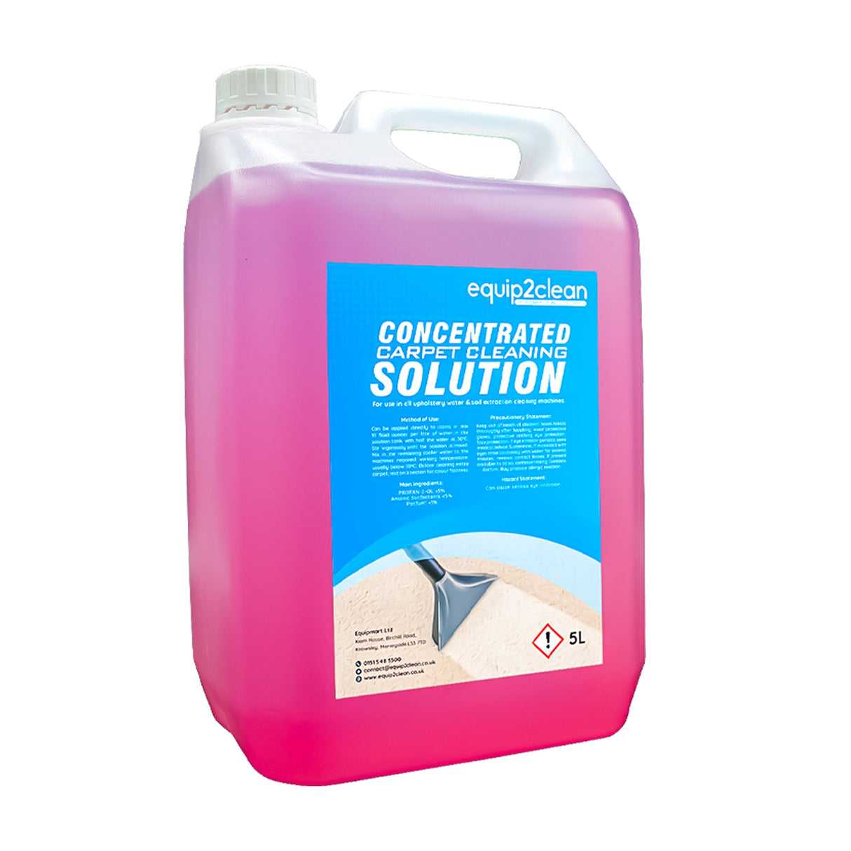 5 Litre Carpet and Upholstery Cleaning Spotting Solution