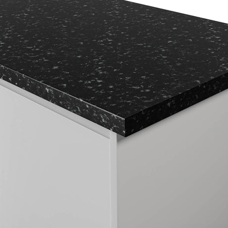 Formica Originals PP6967 Avalon Granite Black Laminate Kitchen Worktop - Matte 58 Finish
