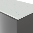 Formica Originals PP7680 Platinum White 22mm Square Edge Laminate Kitchen Worktops - Platinum Etchings Finish