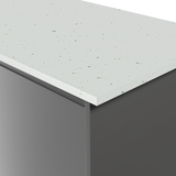 Formica Originals PP7680 Platinum White 22mm Square Edge Laminate Kitchen Worktops - Platinum Etchings Finish