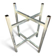 600mm high Mortar / Spot Board Stand - without feet Silver