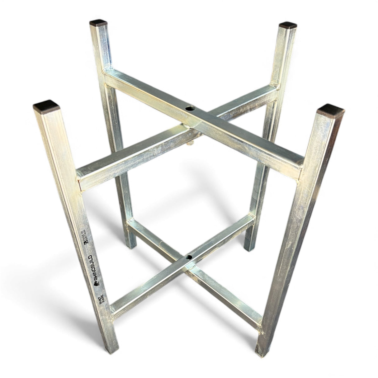600mm high Mortar / Spot Board Stand - without feet Silver