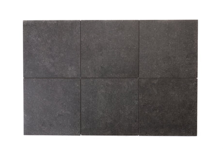 Luzia Porcelain Range - Raven Black Contemporary Outdoor Tiles