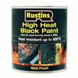 Rustins High Heat Paint Black 