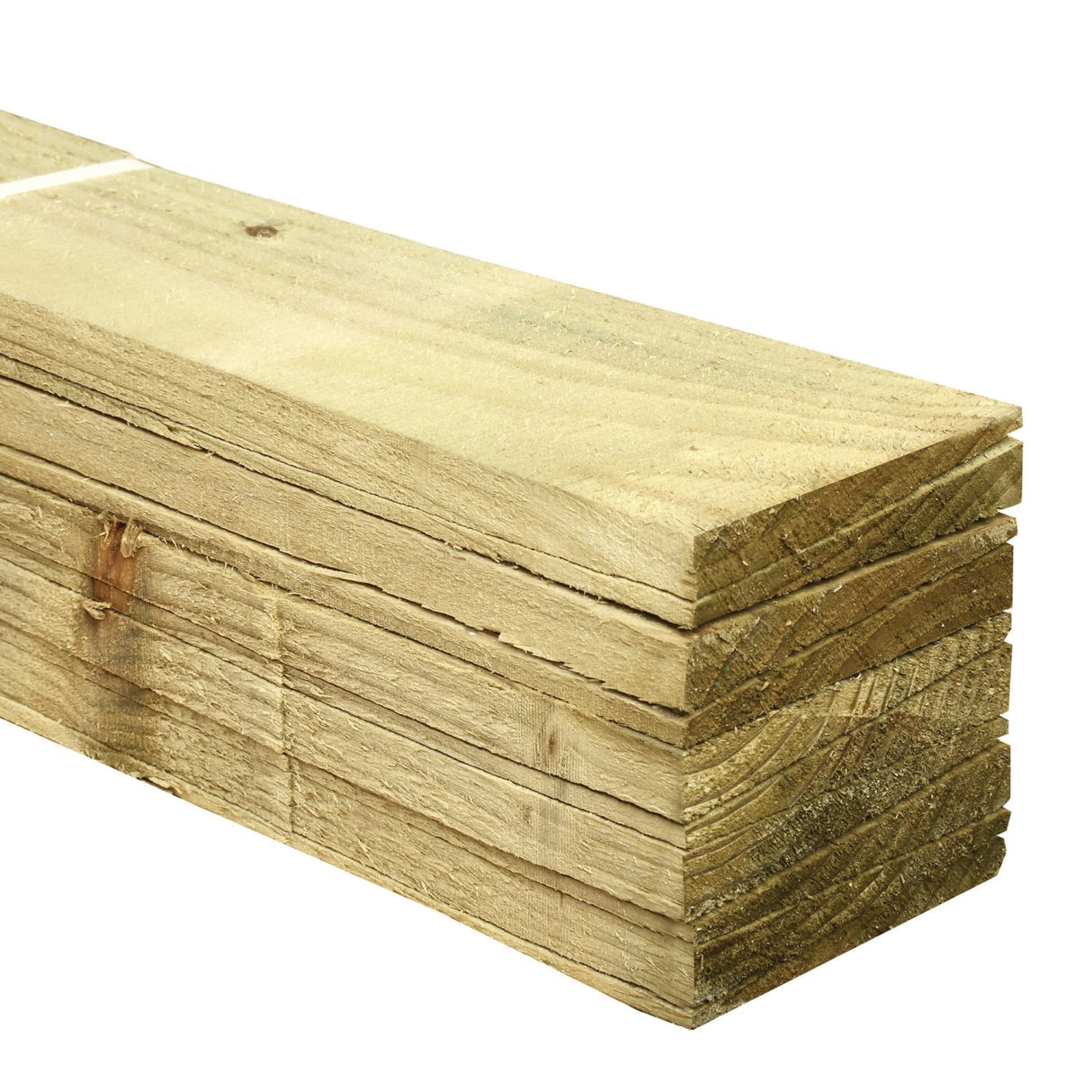 Feather Edge Fencing Boards Pressure Treated Green 150mm