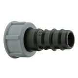 20mm MDPE Straight with In-Line BSPM Valve and 20mm Barbed Straight