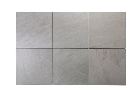 Luzia Porcelain Range - Sandstone Grey Contemporary Outdoor Tiles