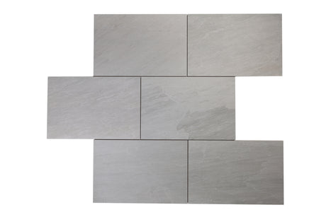 Luzia Porcelain Paving  Sandstone Grey Outdoor Tiles