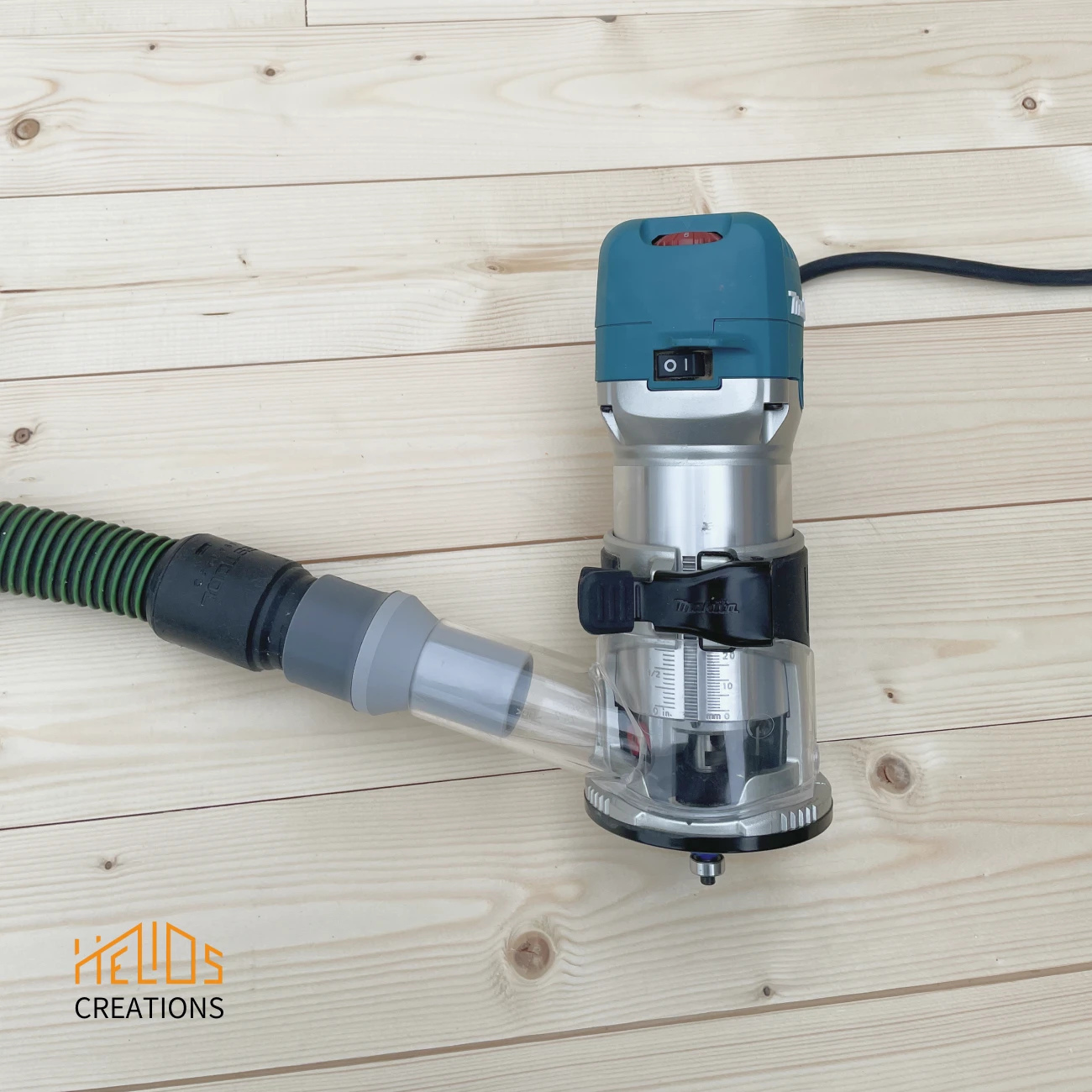 Adapter For Makita DRT50Z RT0700 and Clones Router to Festool Cleantec ...